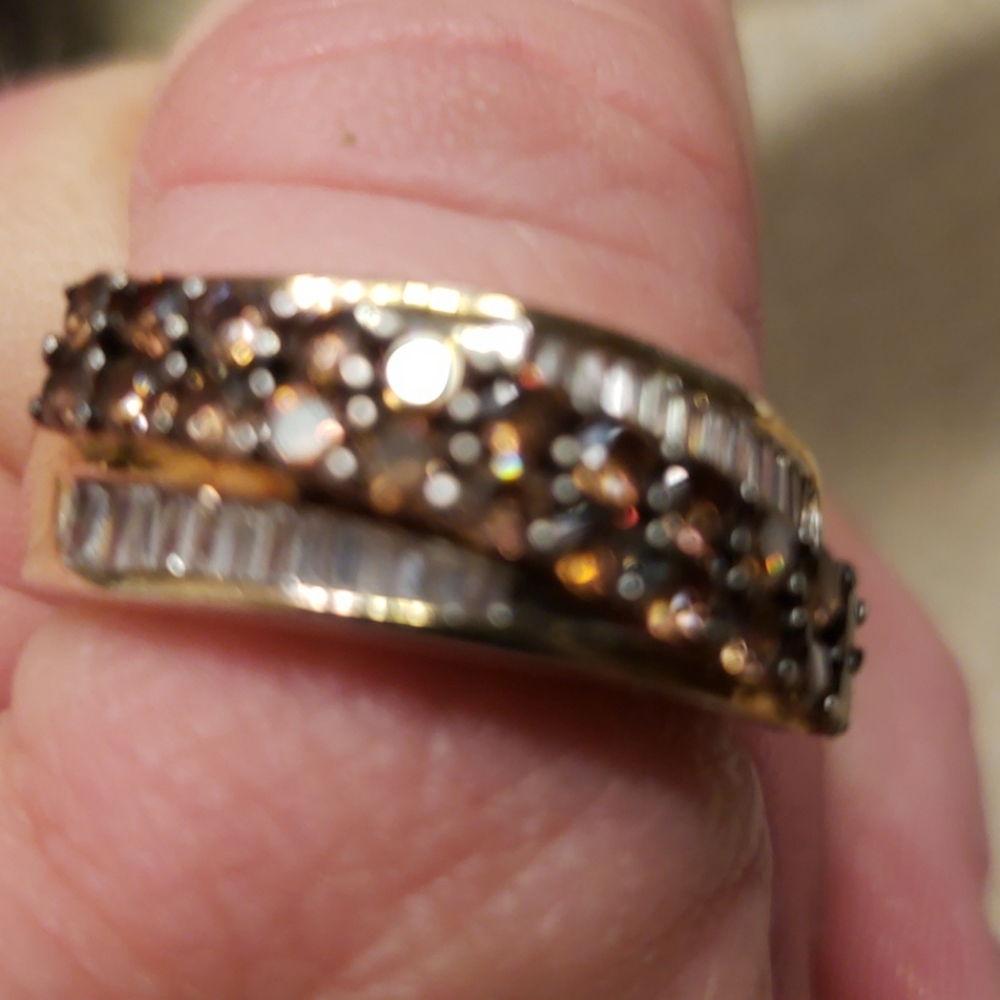 925 w/ 18kt plating JTV Bella Luce ring